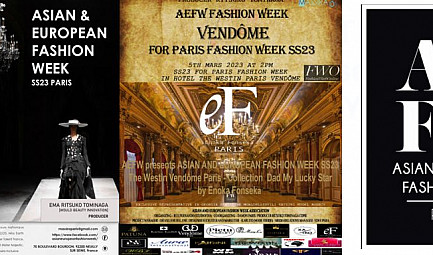 AEFW presents ASIAN AND EUROPEAN FASHION WEEK SS23  - The Westin Vendôme Paris - Enoka Fonseka Couture Show